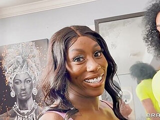 Ebony Mystique Milf Whore Heart-stopping Sex Video