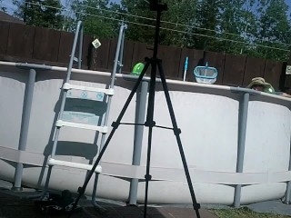 'A "HOT" Day by the Pool and I mean Hot....'