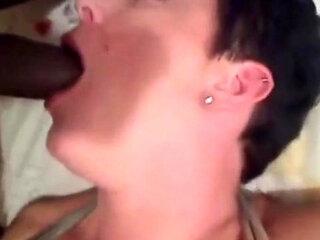 Unknown MILF Sucks a Big Cock