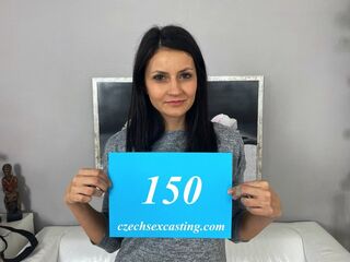 Epic brown-haired getting pummeled on the audition bed