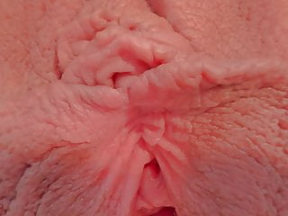 Gaping pearly labia