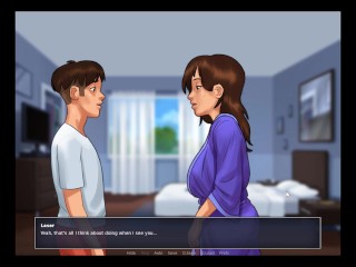 'Summertime Saga Part 35: Getting a Blowjob From My Teacher In School'