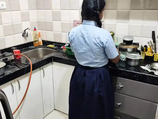 Indian hot lady first time sex in home with stepbrother