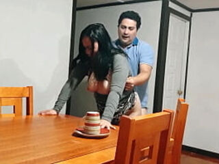 fucking the stepmother when she brings breakfast