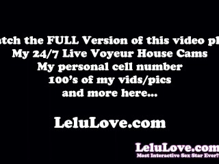 'Nude babe brushing her hair & wrapping YOUR dick with it during handjob blowjob hairjob w/ cumshot in hair rub in - Lelu Love'