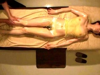Hairy Japanese Cheating Wife Sexual Oil Massage
