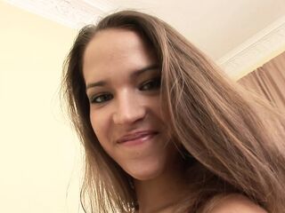 Glorious youthful damsel with puffy baps gets pulverized doggy style