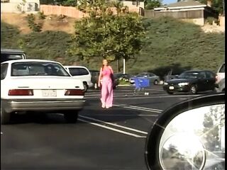 Platinum-Blonde escort with flabby joy bags gets romped with fucktoy beefstick