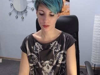 Piercing tits of European mature