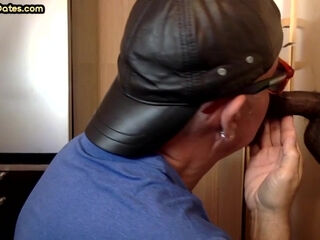 Amateur IR gloryhole BJ DILF assfucked by sucked black BF