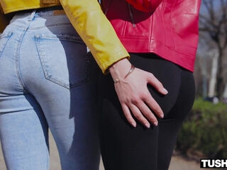 Kai and Angelika share fat cock in steamy anal threesome