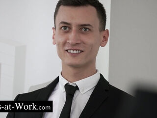 Buxom Liza Del Sierra gets railed in the office