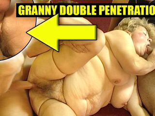 Yam-Sized furry grannie gets dual fucked!!!