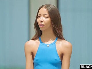 Temptress Lia Has Bbc Threesome With Coworkers