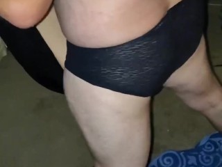 '1st time fucking in my yoga swing'