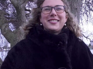 German milf gets cumshot from her mouth to titties after sex with a stranger POV