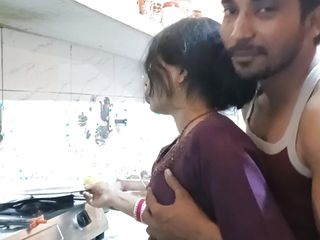 Frist time sex with bhabi ik kitchen sex