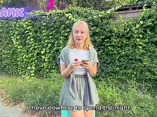 Petite Blonde In Featuring Fleamxs Handjob Clip