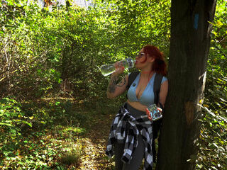 Step Mom's Secret Masturbation in Share Tent Turns Taboo Fuck!