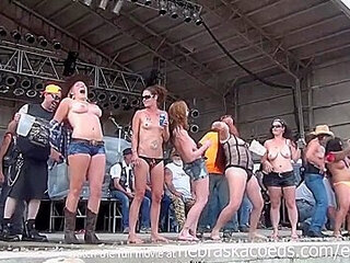 Wet Tshirt Contest At Abate Of Iowa Biker Rally