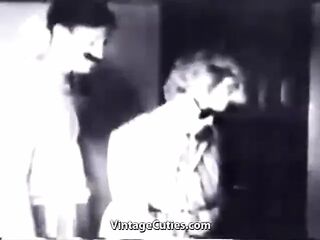 Aged Housewife is Getting Humped (1940s Antique)