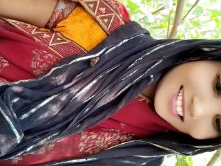Indian beautiful sister-in-law taken outdoors and fucked hard when she was alone in the garden