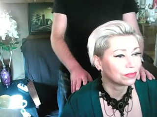 'Slutwife for sale! Spread your pussy lips wider, my mature girl! Mom's pussy can tell a lot! ))'