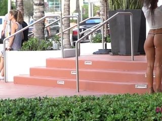 Skinny MILF shows her boobs and buttocks