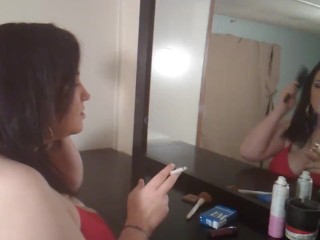 'Cum enjoy smoking fetish at snapchat keirraleo69'