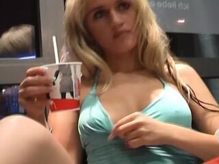 A horny German biotch with an unbelievable bod luvs railing a man-meat on a bus stop