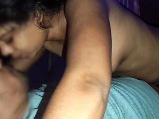 Village bhabhi Padmini late night riding on her husband's dick