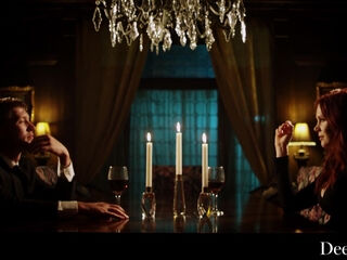 Redheaded MILF's Dinner Ends with A Nice Sex Sesh