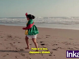 Hot Acapulco step-family tradition. Wild orgy by the beach