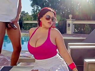 Fat Girl With Big Milkings Is Crazy About Two Strong Cocks
