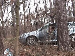 Czech STEPMOTHER Nataly Lancaster gets a rock hard assfucking ravage in her van