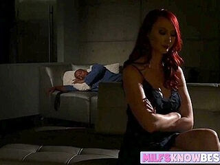 Seductive redhead milf Kendra James plays with Kira Noir