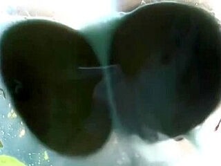 Huge Boobs Curvaceous Chubby Lady Washes Car With Mo