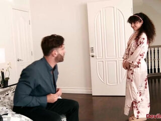 Stepdad gave in to stepdaugthers teasing