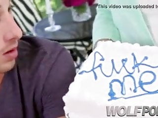 My step-mom gives me her phat backside for my b-day