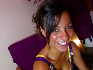 Fantastic french Cougar Katina concludes her porno debut with a massive facial cumshot