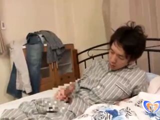 Asian Cougar Taunting Him with Her Fantastic Figure