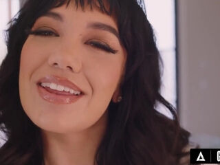 Brunette big tiddied milf getting blacked on his big dick really good