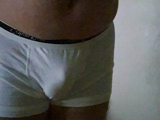 Step mom washing step son making cum on her hands