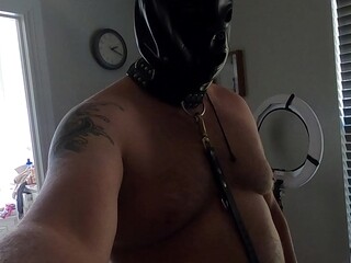 CFNM Wife Collars Husband for Foot Worship