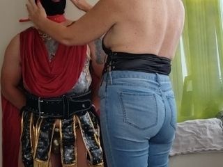 'Cuckold Queen vs. The Gladiator - he's been misbehaving I have to set him straight. Time to dominate'