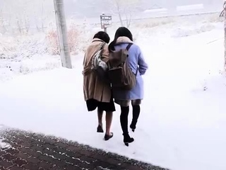 Winter snow lesbian porn-xxx video hot porn