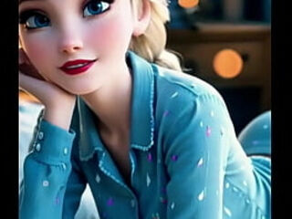 Elsa's side you never see...  AI-generated