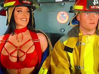 Firefighter Angelas White Hot Squirting Fuckfest