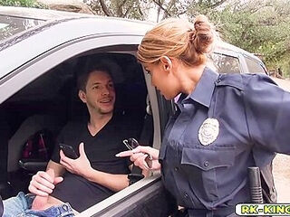Mercedes Carrera In Police Officer Deep Throat Blowjob Mar