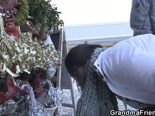 Picked up buxomy mature nymph dual intrusion